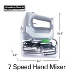 Hamilton Beach Professional 7 Speed Hand Mixer Silver