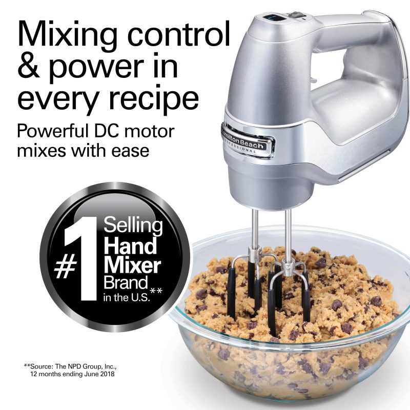 Hamilton Beach Professional 7 Speed Hand Mixer Silver - Image 3