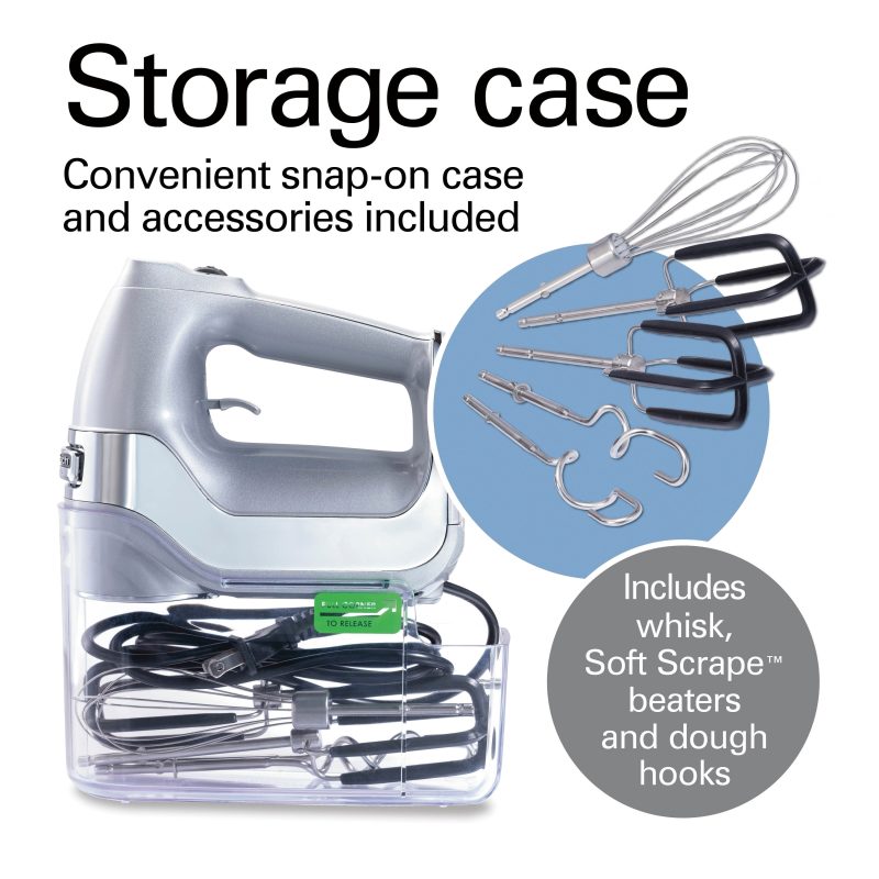 Hamilton Beach Professional 7 Speed Hand Mixer Silver - Image 5