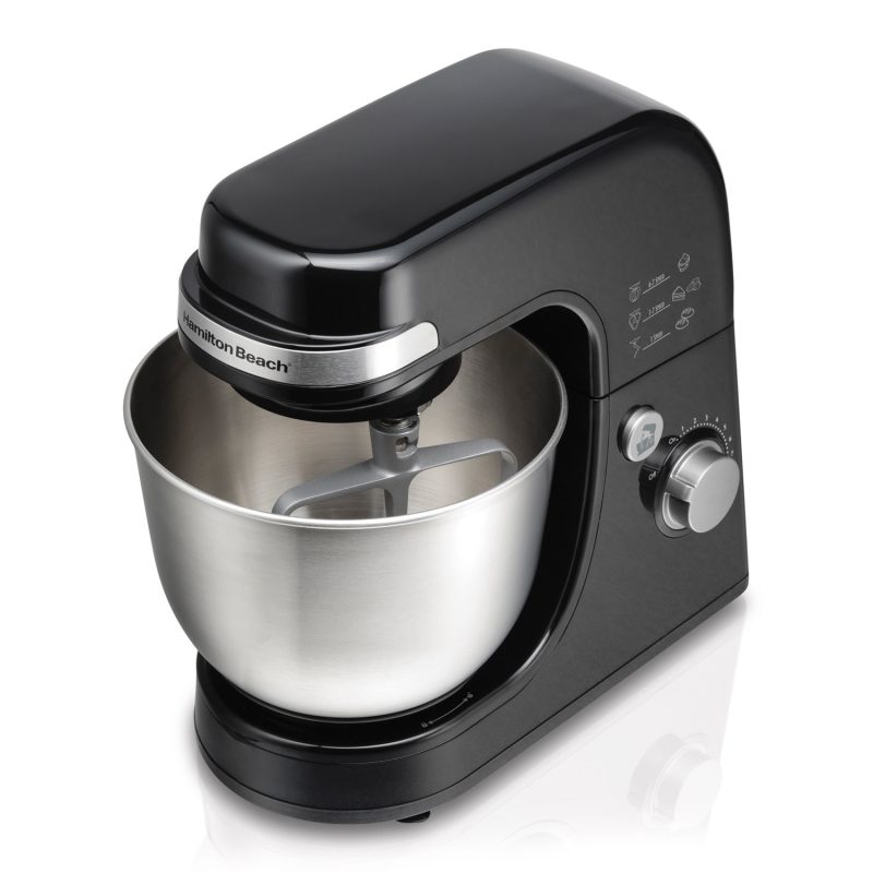 Hamilton Beach Black 4 Quart Planetary Stand Mixer